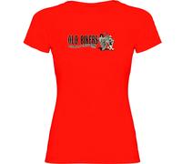 Kruskis Never Happy Short Sleeve T-shirt Red M Woman