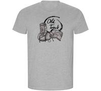 Kruskis Old Track Eco Short Sleeve T-shirt Grey 2XL Men