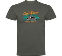 Kruskis Racer Maniac Short Sleeve T-shirt Green,Grey S Men