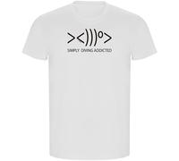 Kruskis Simply Diving Addicted Eco Short Sleeve T-shirt