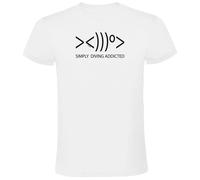 Kruskis Simply Diving Addicted Short Sleeve T-shirt