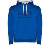 Kruskis Simply Diving Addicted Two-colour Hoodie