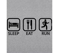 Kruskis Sleep Eat And Run Short Sleeve T-shirt