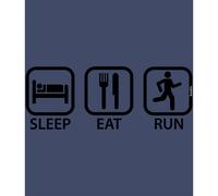 Kruskis Sleep Eat And Run Short Sleeve T-shirt