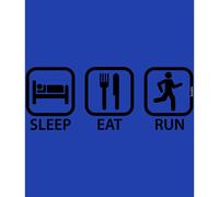 Kruskis Sleep Eat And Run Short Sleeve T-shirt