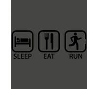 Kruskis Sleep Eat And Run Short Sleeve T-shirt