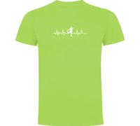 Kruskis Soccer Heartbeat Short Sleeve T-shirt Green S Men