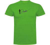 Kruskis Spearfishing Shadow Short Sleeve T-shirt Green L Men