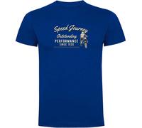 Kruskis Speed Journey Short Sleeve T-shirt Blue M Men