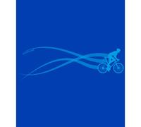 Kruskis Stella Bike Two-colour Hoodie 2XL Royal Blue / White