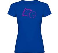 Kruskis Stingray Woman Short Sleeve T-shirt Blue L Woman