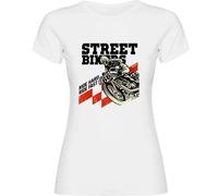 Kruskis Street Bikers Short Sleeve T-shirt White 2XL Woman
