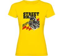 Kruskis Street Bikers Short Sleeve T-shirt Yellow L Woman