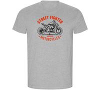 Kruskis Street Fighter Eco Short Sleeve T-shirt Grey 2XL