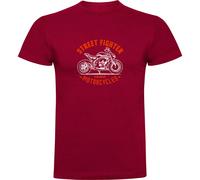 Kruskis Street Fighter Short Sleeve T-shirt Red XL Men