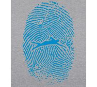 Kruskis Swimmer Fingerprint Eco Short Sleeve T-shirt Grey 2XL Men