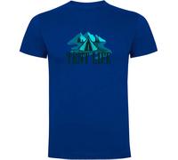 Kruskis Tent Life Short Sleeve T-shirt Blue XL Men