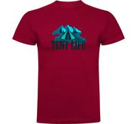 Kruskis Tent Life Short Sleeve T-shirt Red M Men