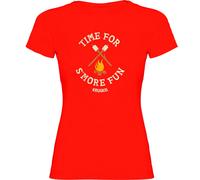 Kruskis Time For More Fun Short Sleeve T-shirt Red XL Woman