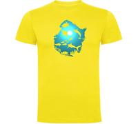 Kruskis Underwater Dream Short Sleeve T-shirt Yellow L Men