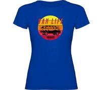Kruskis Van Life Sunset Short Sleeve T-shirt Blue S Woman