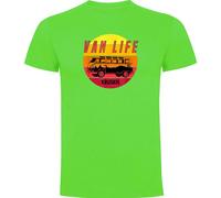 Kruskis Van Life Sunset Short Sleeve T-shirt Green XL Men
