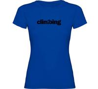 Kruskis Word Climbing Short Sleeve T-shirt Blue 2XL Woman