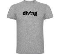 Kruskis Word Diving Short Sleeve T-shirt Grey 3XL Men