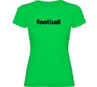 Kruskis Word Football Short Sleeve T-shirt Green S Woman
