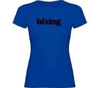 Kruskis Word Hiking Short Sleeve T-shirt Blue M Woman
