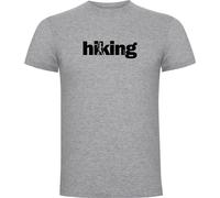 Kruskis Word Hiking Short Sleeve T-shirt Grey L Men