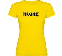 Kruskis Word Hiking Short Sleeve T-shirt Yellow L Woman