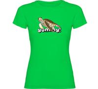 Kruskis Yummy Woman Short Sleeve T-shirt Green M Woman