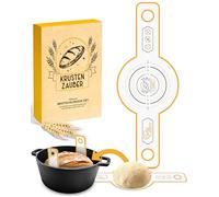 KRUSTENZAUBER Round Bread Sling - Silicone Baking Mat for Easy Bread Lifting - Heat Resistant & Durable