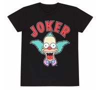 Krusty The Clown T-Shirt The Simpsons Black XL