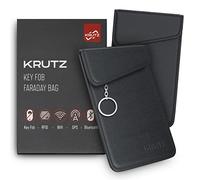 KRUTZ Faraday Pouch for Car Keys | Anti-theft Signal Blocking Pouch for Car Security | RFID Signal Blocker | Modern and Compact Faraday Bag (2 Pack)