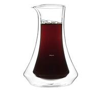 KRUVE Coffee Carafe - Elegant Double-Wall Glass Design, 20oz (600ml) Capacity for Perfectly Brewed Coffee, Ideal for Entertaining Guests and Coffee Lovers, Keeps Your Brew Hot and Hands Cool