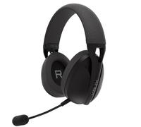 KRUX Clapz Wireless Black Gaming Headset, Ultralight (175g) PC Laptop Smartphone Switch Console PS 4 Console PS 5 Console BT 2.4GHz USB Connection Detachable Microphone