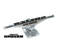 Krux K5 Grind Out Racism DLK Standard Skateboard Trucks Silver 8.25"