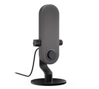KRUX PIN - USB-C microphone with touch mute, GAIN knob, 3.5 mm listening, cardioid, 24 bit/96 kHz, adjustable angle, interchangeable panels - PC, Mac, PS4/PS5