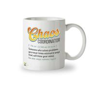Kruzroyal Chaos Coordinator Mug | Funny Gift for Women Men Mum Boss Teacher Coworker | Appreciation Birthday Christmas Office Present 11oz