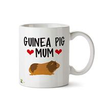Kruzroyal DZ503 Guinea Pig Mum Funny Novelty Great Gift Idea Coffee Tea Ceramic Mug