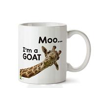Kruzroyal DZ609 Moo... I'm a Goat Funny Novelty Great Gift Idea Coffee Tea Ceramic Mug