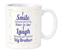 Kruzroyal Funny Sister-in-Law Mug, 11oz Ceramic Cup