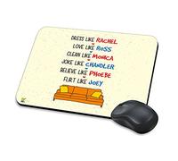 Kruzroyal Mouse Pad Friends TV Show Cast Names Comedy Fan Novelty Desk Mat