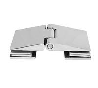 KRXSOBNV, 1 pcs Stainless Steel Bathroom Clamp Heavy Duty Frameless Glass Door Hinges Door Pivot Hinge Set Glass Door Accessories Washer Glass Hinge,Hinges