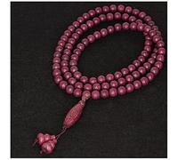 KRXSOBNV, 108 Indian Rosewood Multi-Circle Beaded Bracelet Necklace 8Mm Wooden Buddha Beads Prayer Rosary Unisex Chanting Meditation Mala, Rosary Bracelets