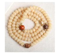 KRXSOBNV, 108 Natural Weathered Bodhi Beaded Bracelet Necklace Exquisite Buddha Prayer Beads for Prayer MeditationYoga,Bodhi Bracelet
