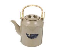 KRXSOBNV, 1pc Cold Water Jug Hand Decor Enamel Loose Leaf Tea Steeper Pot Chinese Vintage Teapot Teapot with Infuser No Whistling Kettles, Tea Kettle