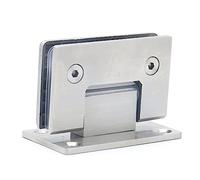 KRXSOBNV, 1Pcs 90 Degree Shower Door Hinges 304 Stainless Steel Hinges Wall Mount Shower Door Hinge for Home Bathroom Door Hinge shims Glass Hinge,Hinges